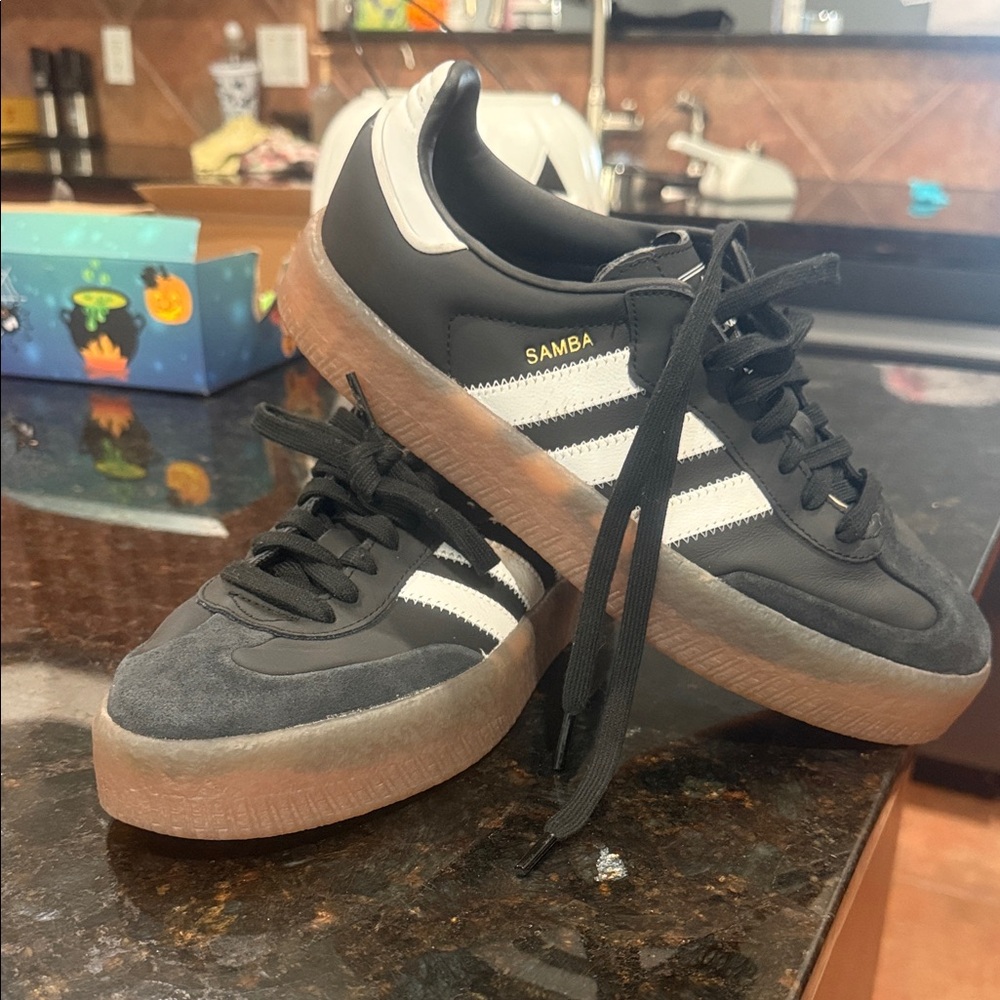 Adidas Samba Black and White Sneakers